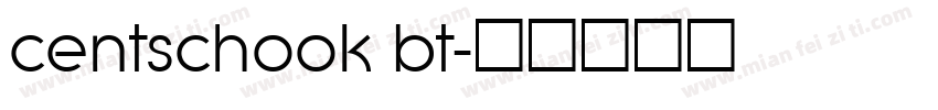centschook bt字体转换